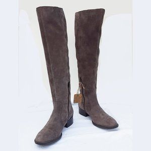 BORN Cricket Gray Suede OTK Boots 11M